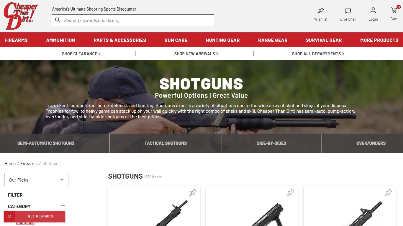 Shotguns | Semi-Auto Shotgun | Tactical Shotguns Online | Cheaper Than Dirt